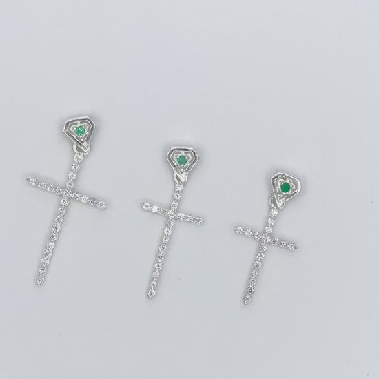 LUCIGO-silver-pave-cross-necklace