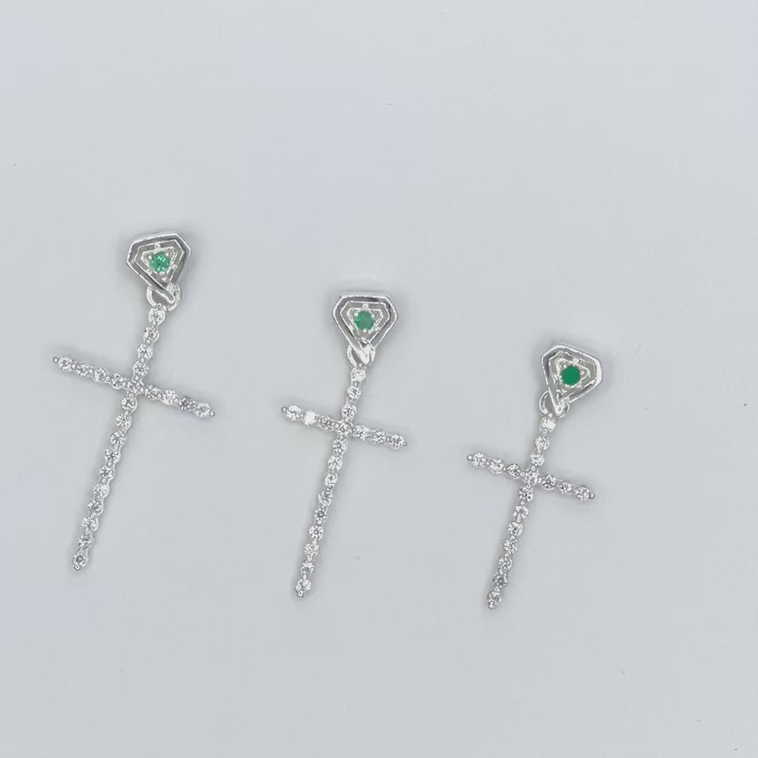 LUCIGO-silver-pave-cross-necklace
