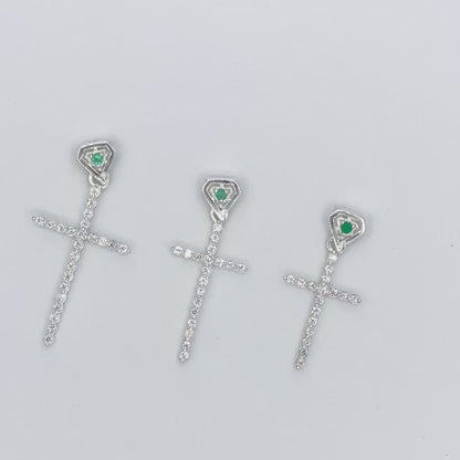 LUCIGO-silver-pave-cross-necklace